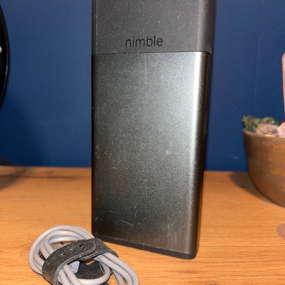 Nimble Black Portable Charger